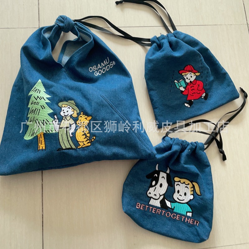 Women Fashion Handbags - Hot OSAMU GOODS Series Fashion Embroidery