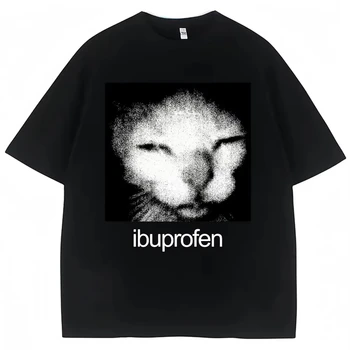 Women'S Fashion Graphic Tees - 2026 Vintage Funny Ibuprofen Cat Meme