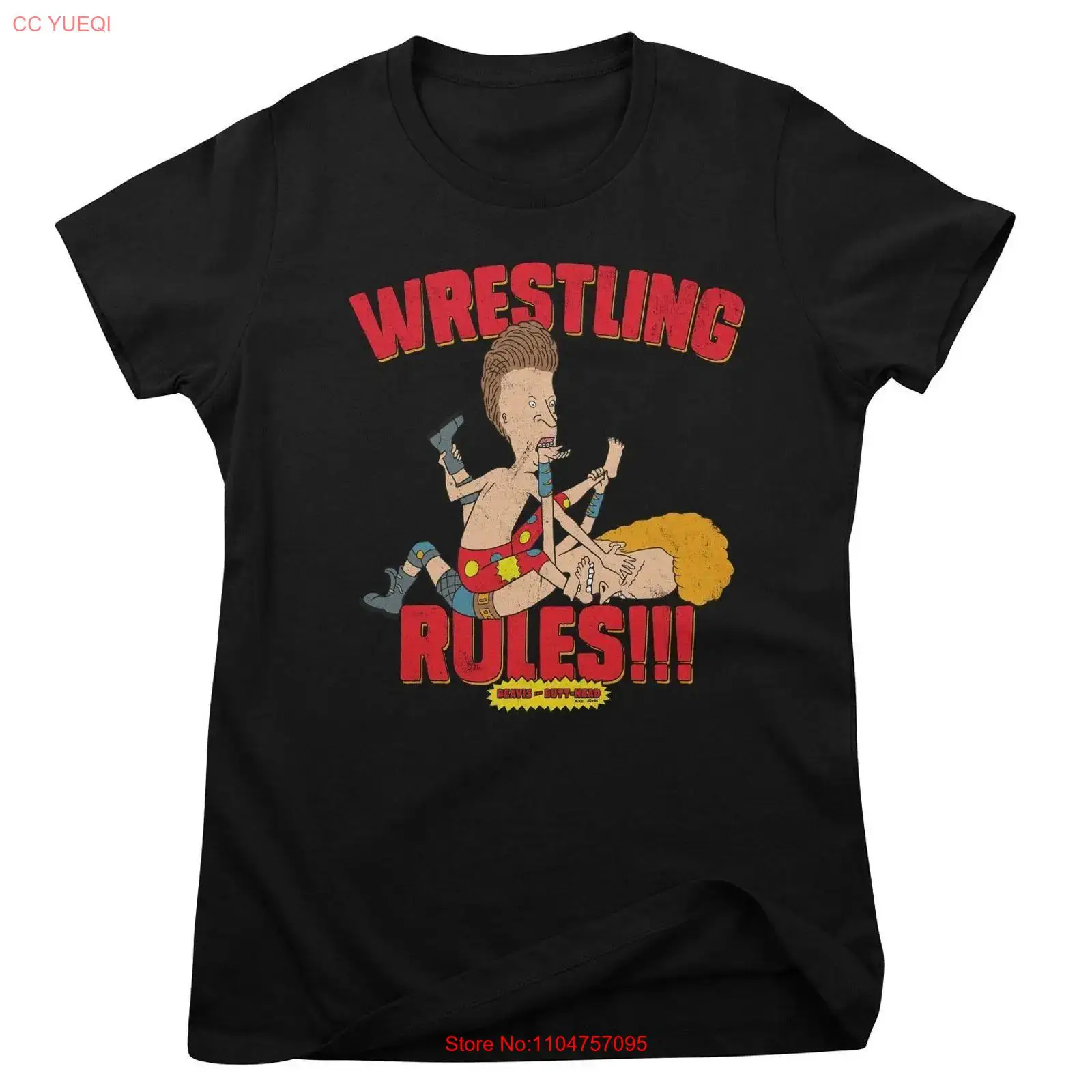 Women'S Fashion Graphic Tees - Officially Licensed Beavis and Butt Head