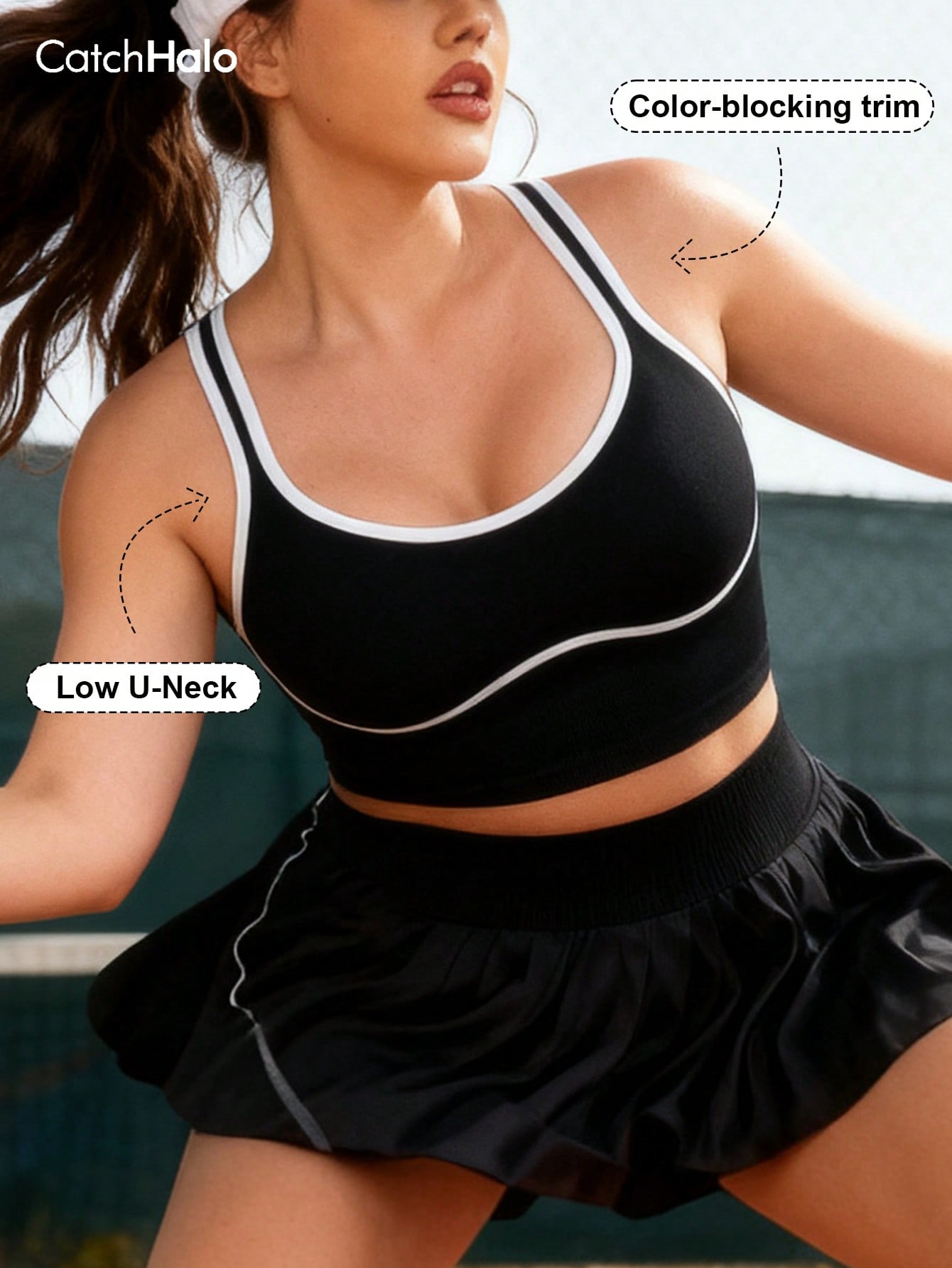 Bra Top Seamless - Women Plus Size Seamless Bralette Contrast