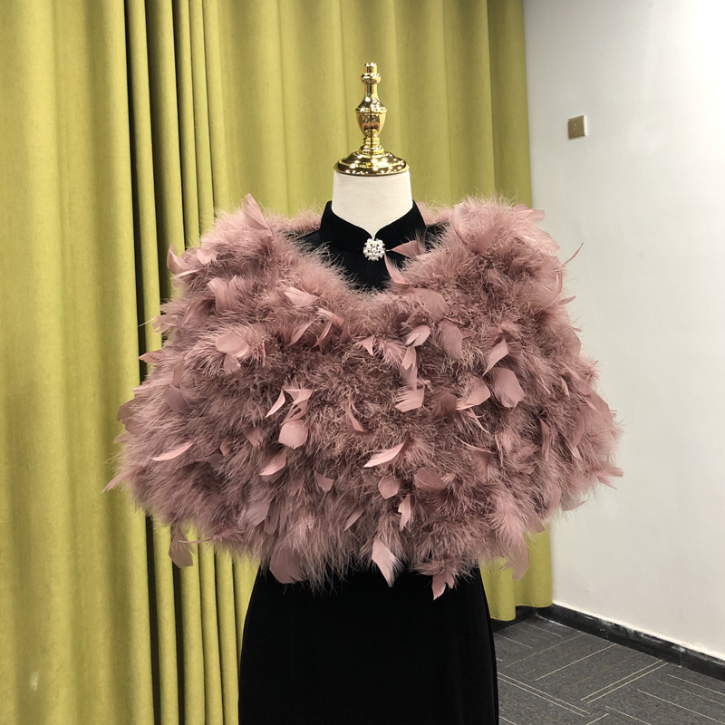 Women's shawl, real fur cape,  - đánh giá và giá Turkey Women Fashion