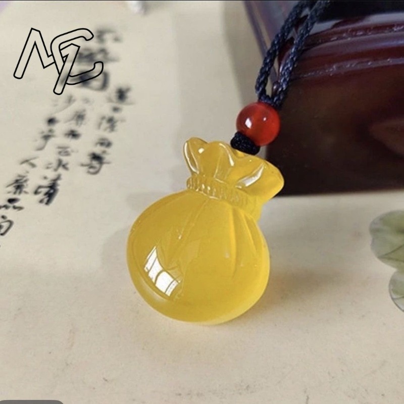 Natural Agate Blessing Bag Pen - đánh giá và giá Women Fashion Handbags