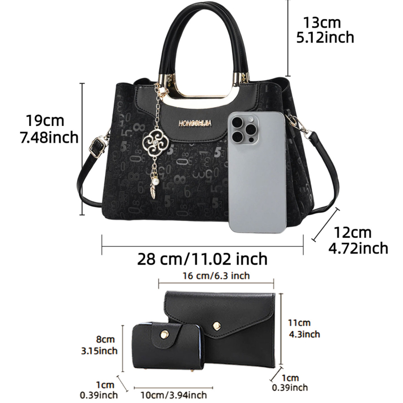 3-piece Fashion Women's Handba - đánh giá và giá Women Fashion Handbags