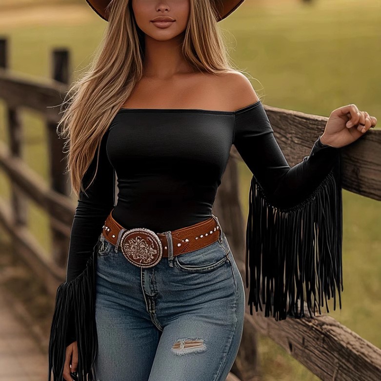 Women Clothes Blouse Fringe De - đánh giá và giá Women Fashion Style