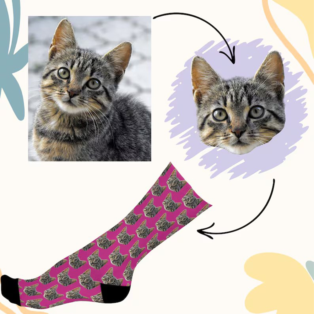 Customize face socks fashion h - đánh giá và giá Women Fashion Logo