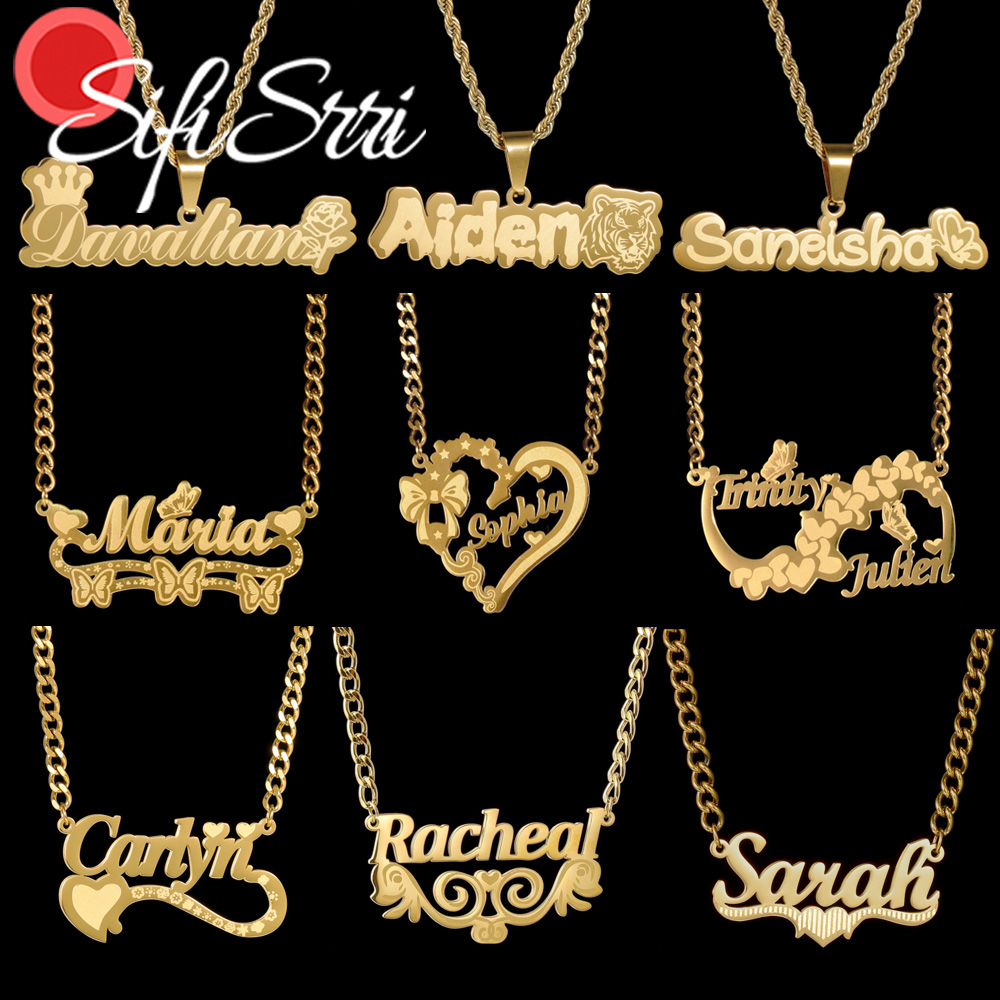 Sifisrri Custom Name Necklace  - đánh giá và giá Women'S Fashion Labels