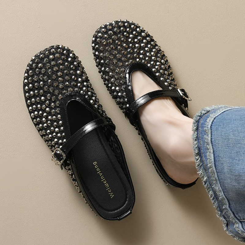 Mesh Rhinestone Brand Slippers - đánh giá và giá Women'S Fashion Brands