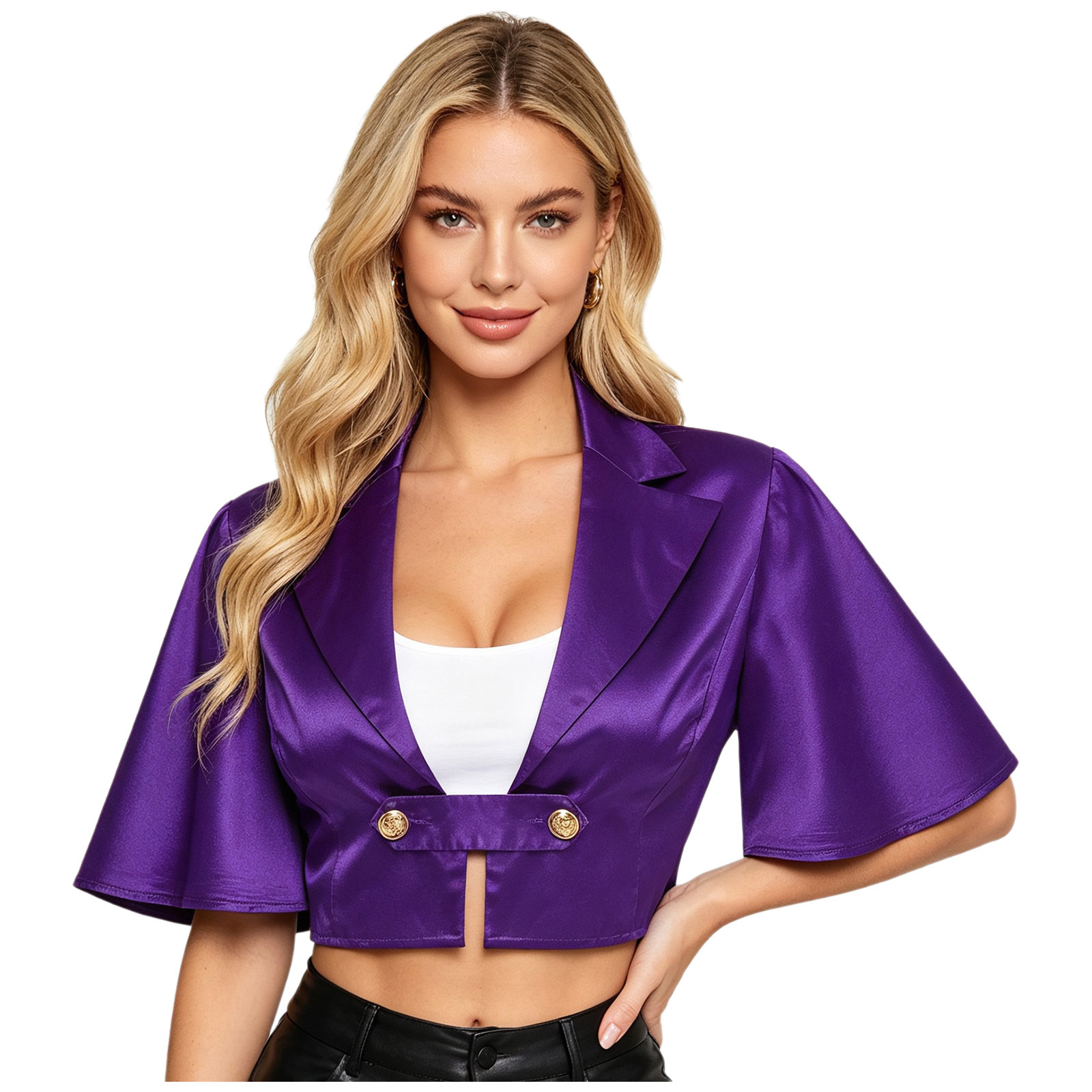 Womens Victorian Satin Cropped - đánh giá và giá Women'S Fashion Victorian