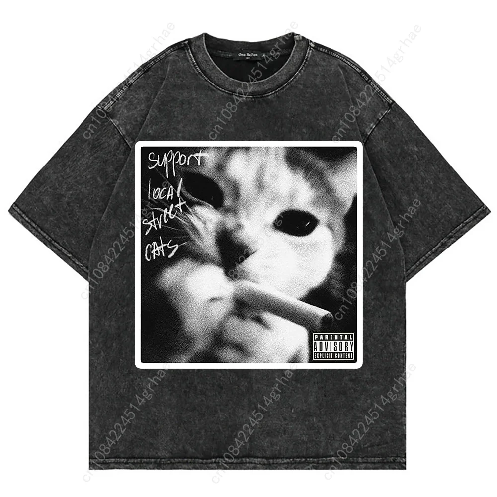 100% Cotton Vintage Washed Y2k - đánh giá và giá Women'S Fashion Graphic Tees