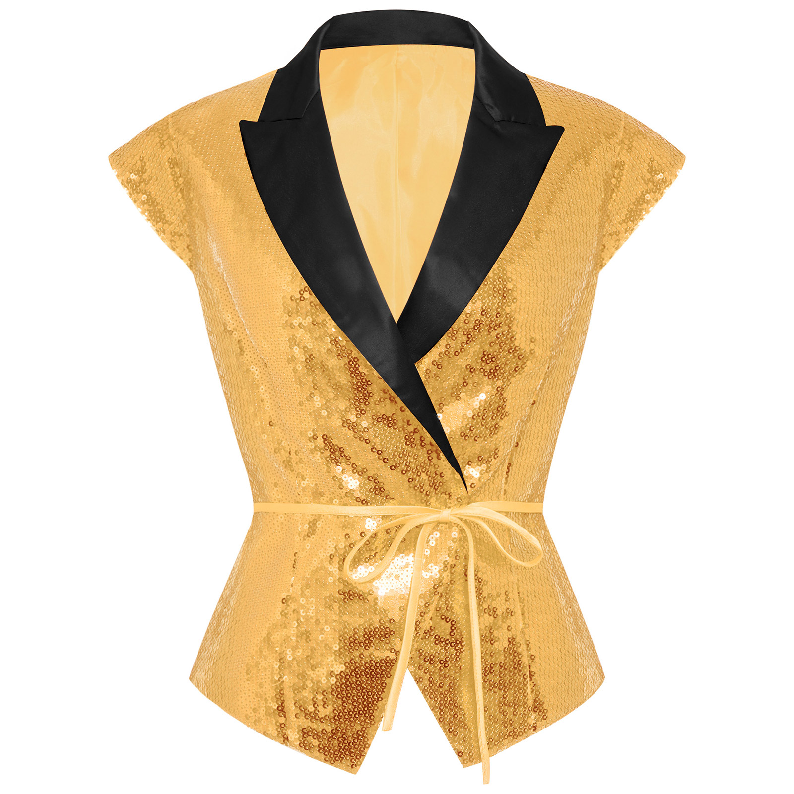 Women Sequin Vest V-neck Label - đánh giá và giá Women'S Fashion Labels