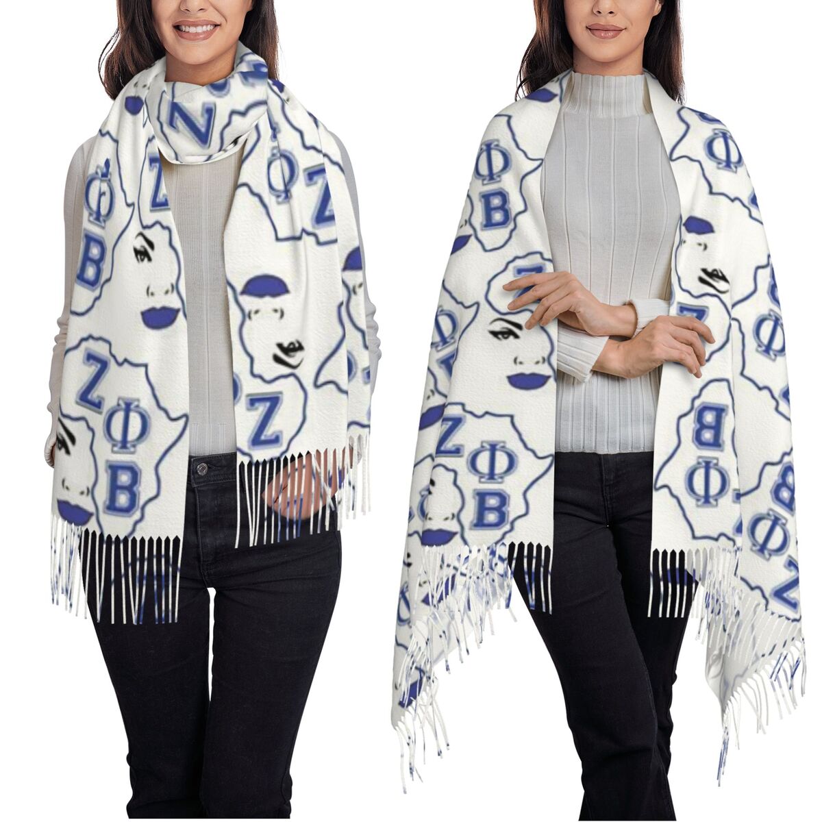 Large Zeta Phi Beta Sorority L - đánh giá và giá Women Fashion Logo