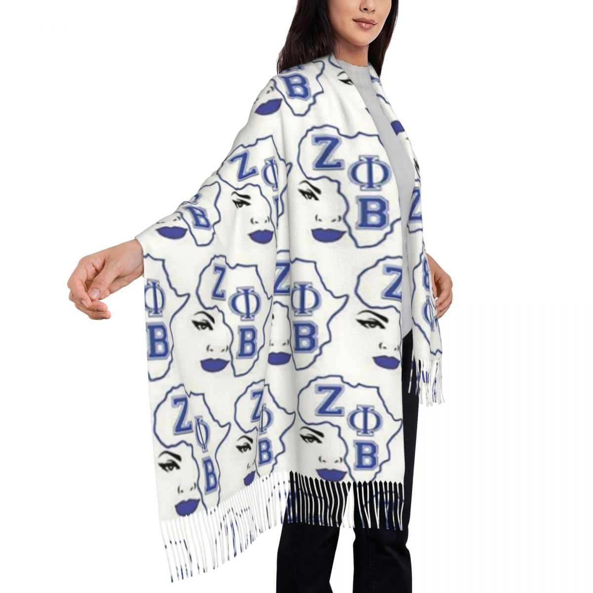 Large Zeta Phi Beta Sorority L - đánh giá và giá Women Fashion Logo