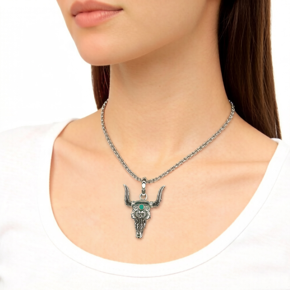 Mặt Dây Chuyền Đầu Bò Mùa Hè T - đánh giá và giá Women'S Fashion Wild West