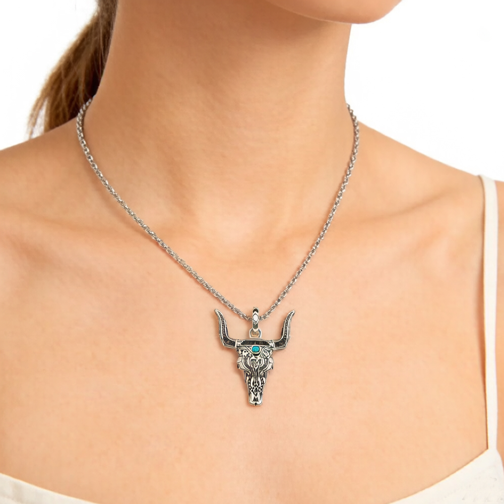 Mặt Dây Chuyền Đầu Bò Mùa Hè T - đánh giá và giá Women'S Fashion Wild West