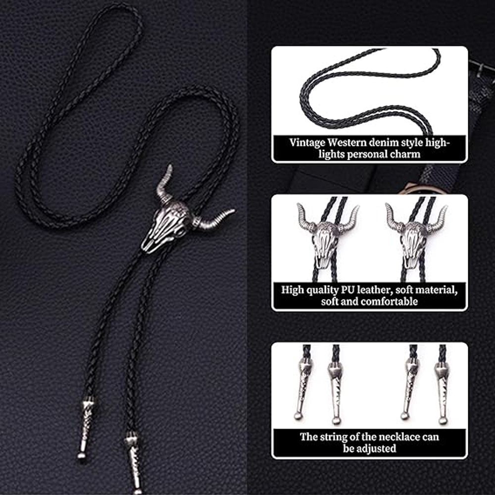 Mens Leather Necklace, Adjusta - đánh giá và giá Women'S Fashion Wild West