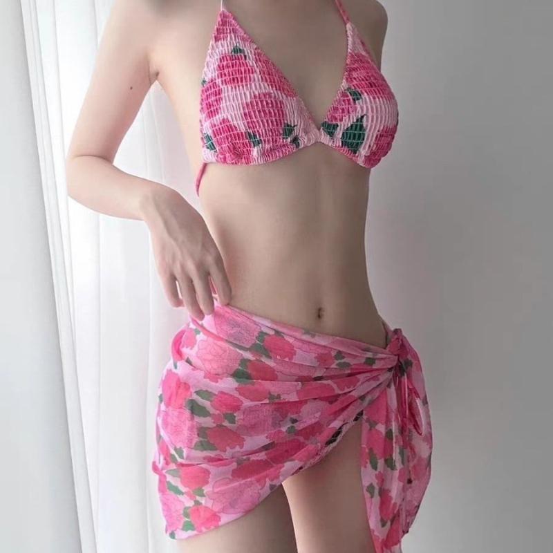 New Fashion Ribbed Floral Biki - đánh giá và giá Women Fashion Style