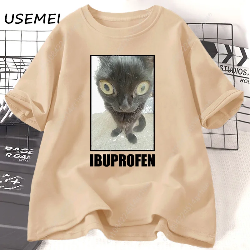 Funny Cat Ibuprofen Graphic T  - đánh giá và giá Women'S Fashion Graphic Tees