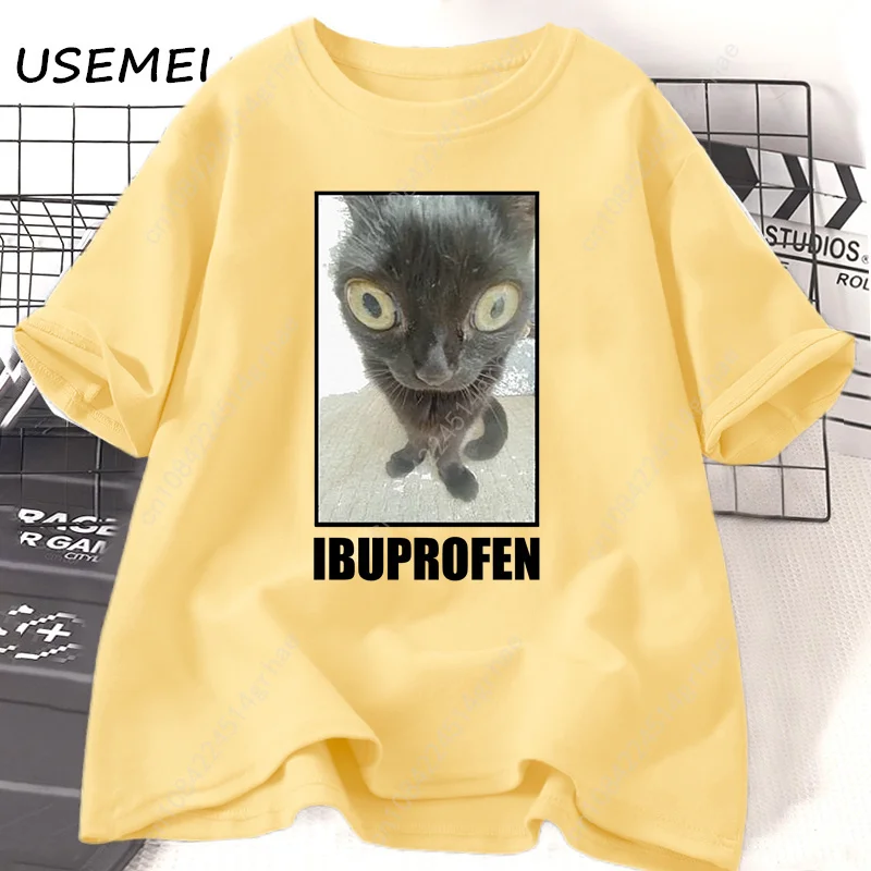 Funny Cat Ibuprofen Graphic T  - đánh giá và giá Women'S Fashion Graphic Tees