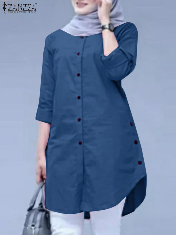 2026 ZANZEA Spring Shirt Fashi - đánh giá và giá Turkey Women Fashion