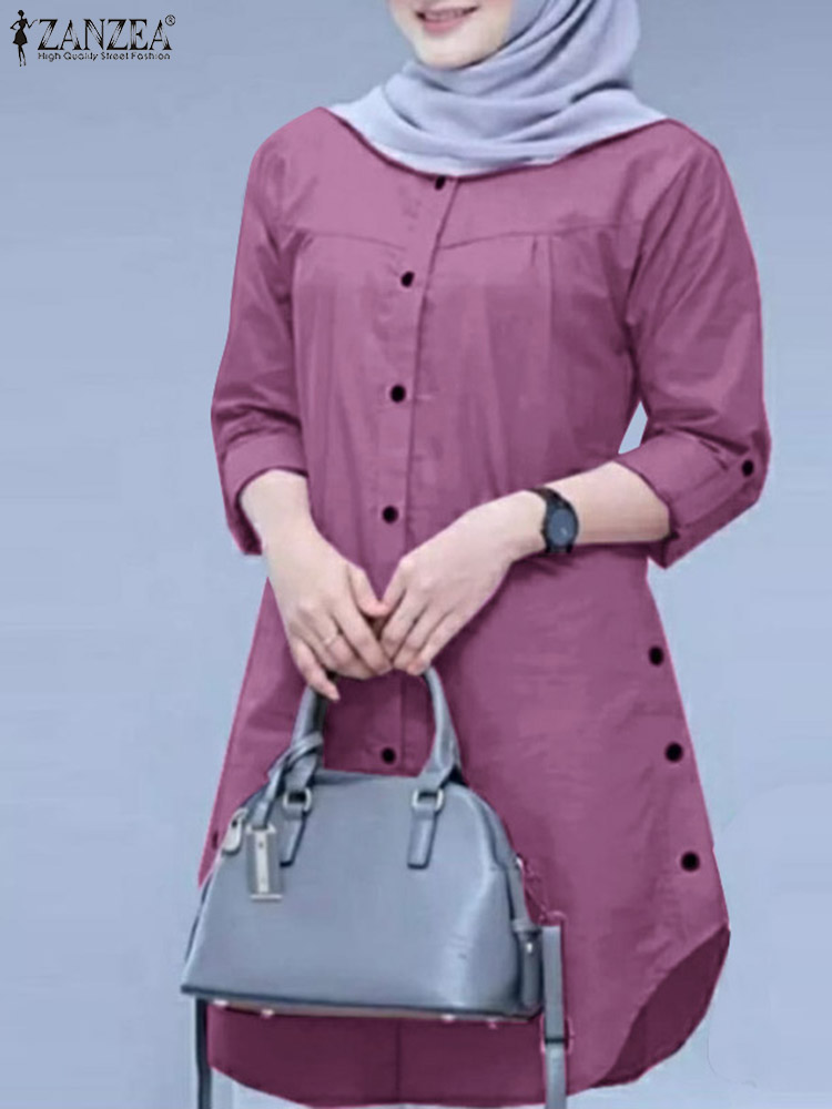 2026 ZANZEA Spring Shirt Fashi - đánh giá và giá Turkey Women Fashion