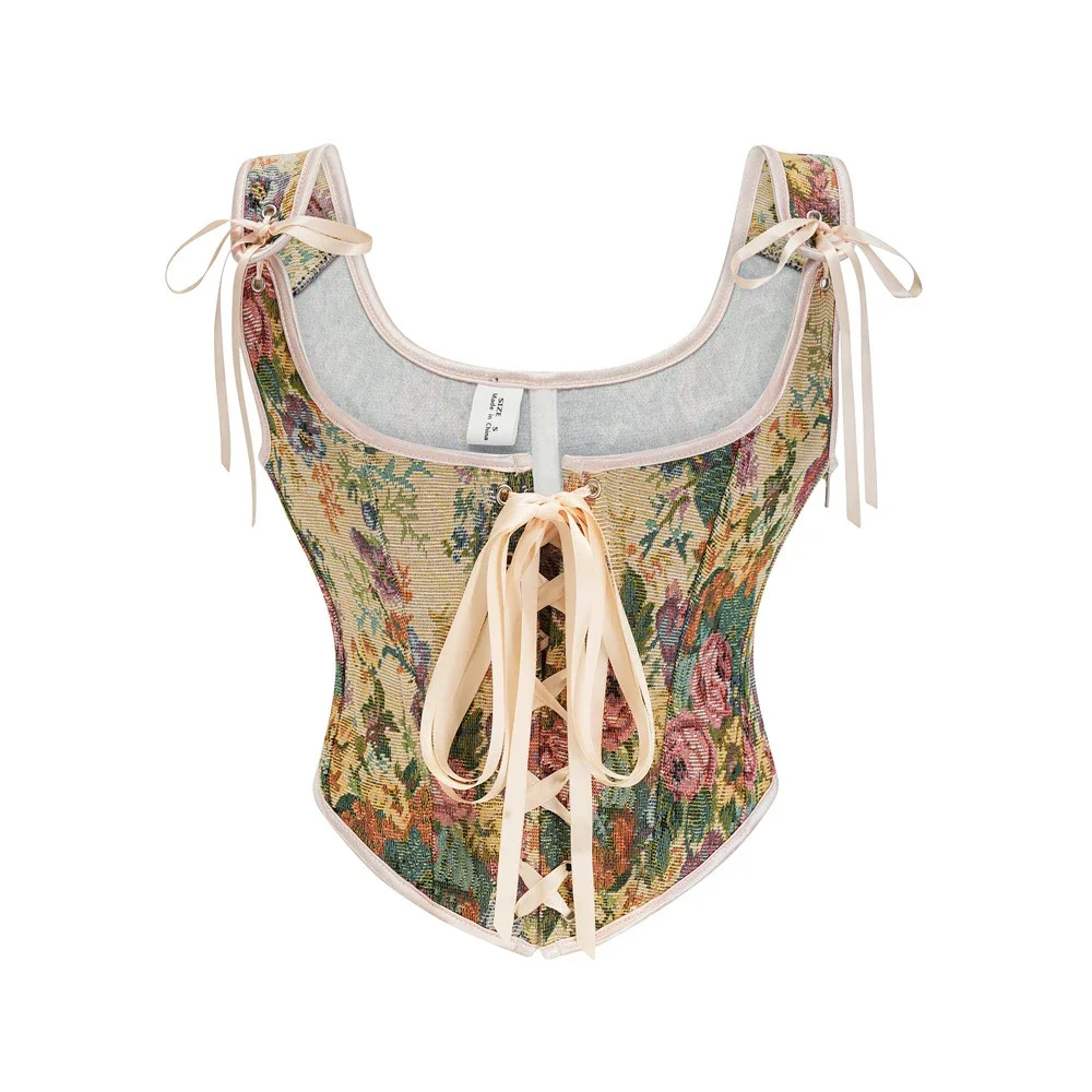 Fashion Vintage Corset Crop To - đánh giá và giá Women'S Fashion Victorian