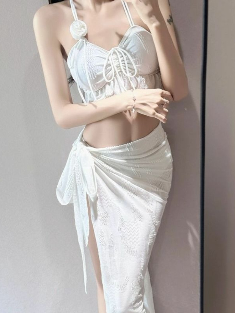Ladies Floral Two Piece Swimsu - đánh giá và giá Women Fashion Style
