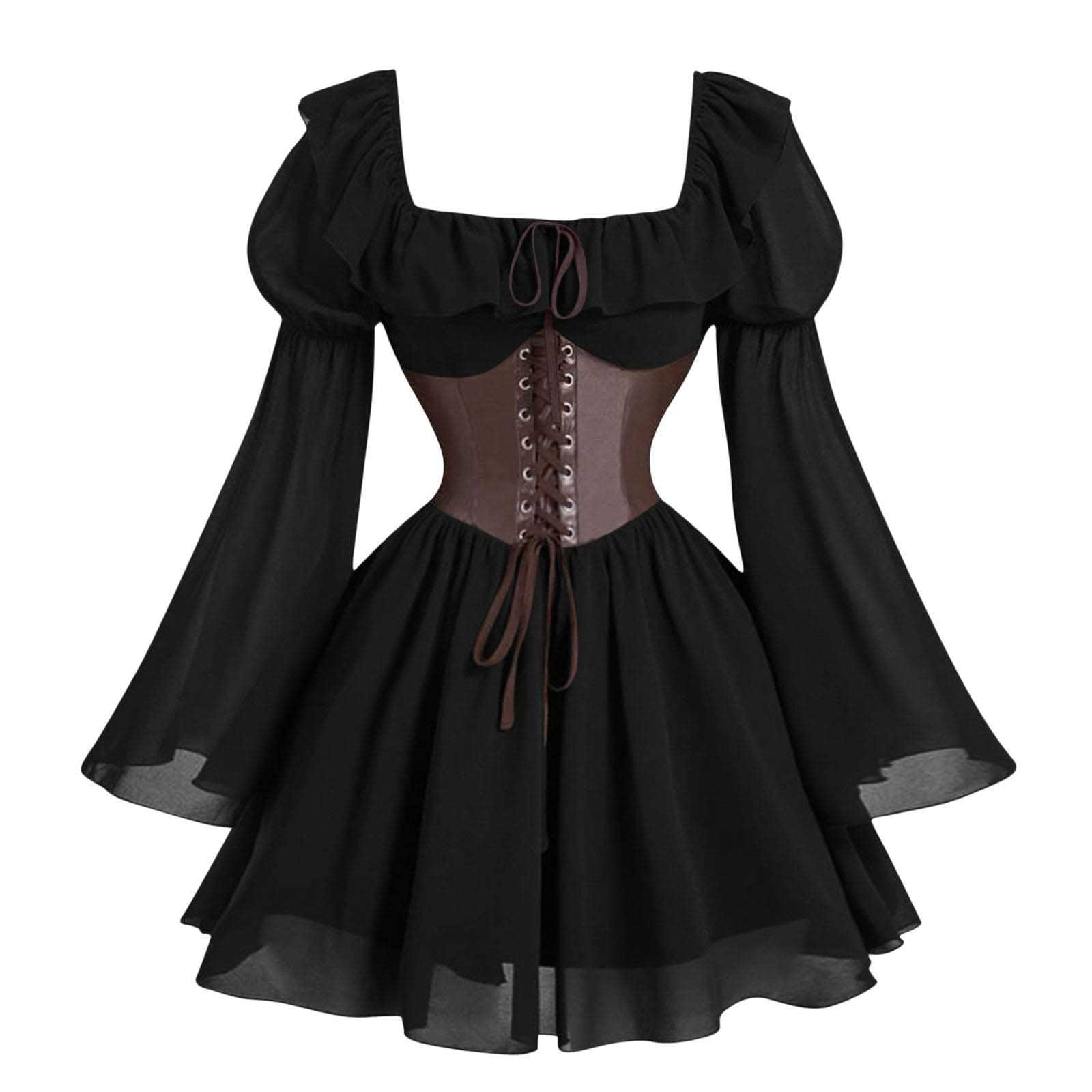 Renaissance Medieval Long Slee - đánh giá và giá Women'S Fashion Victorian