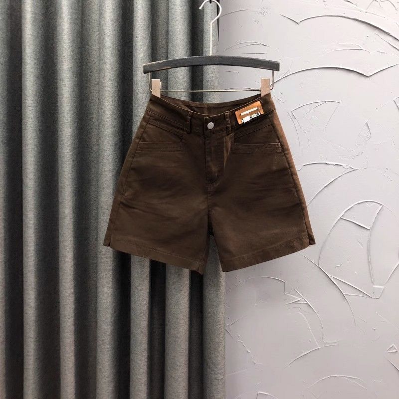 High waisted label denim short - đánh giá và giá Women'S Fashion Labels