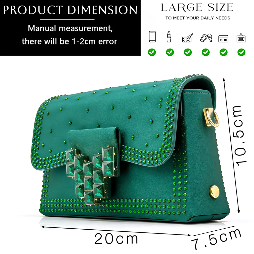 Elegant Women's Purple Rhinest - đánh giá và giá Women Fashion Handbags