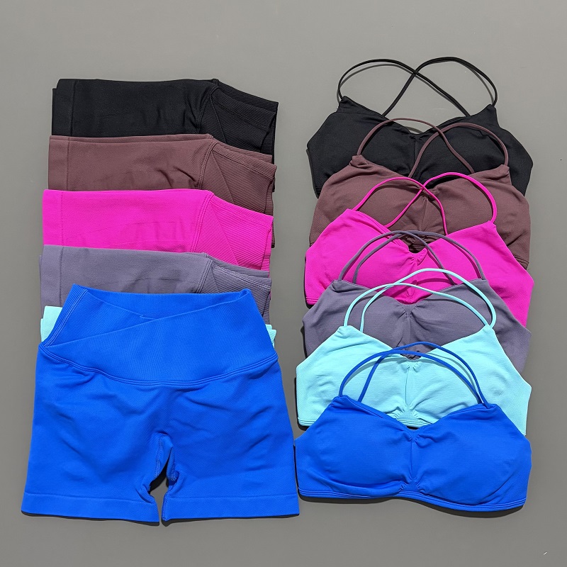 2 Piece Vision Gym Set Women Y - đánh giá và giá Bra Top Seamless