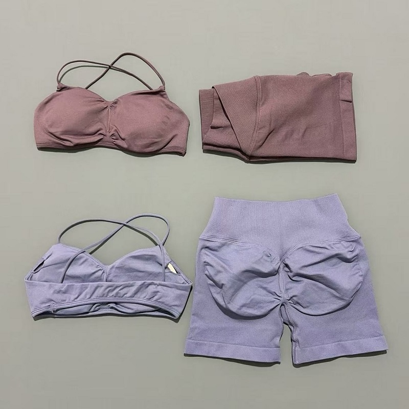 2 Piece Vision Gym Set Women Y - đánh giá và giá Bra Top Seamless
