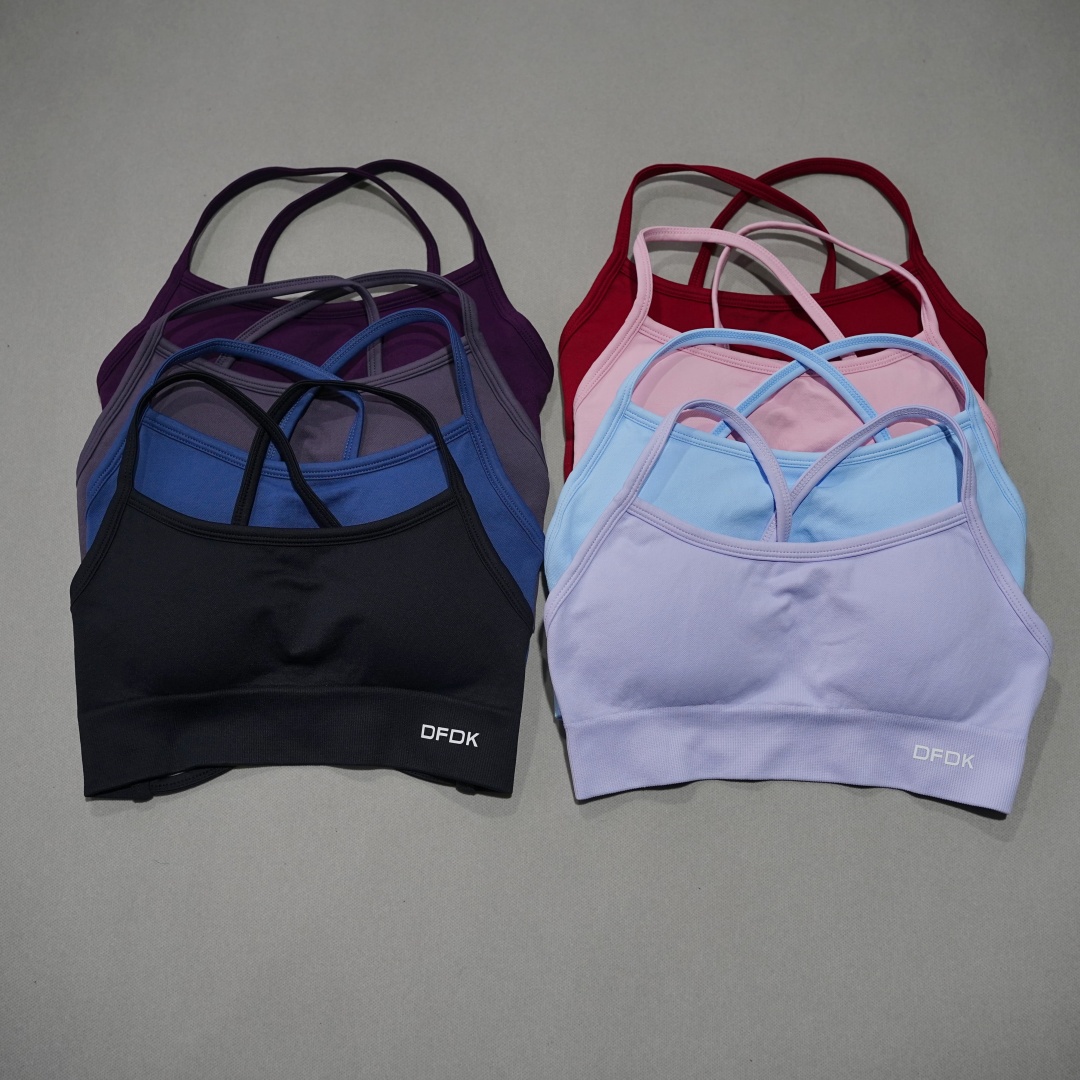 DFDK Ribbed Seamless Cross Bac - đánh giá và giá Bra Top Seamless