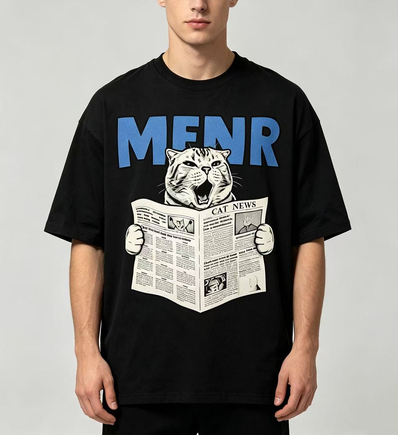 Unisex Funny Cat Reading Newsp - đánh giá và giá Women'S Fashion Graphic Tees
