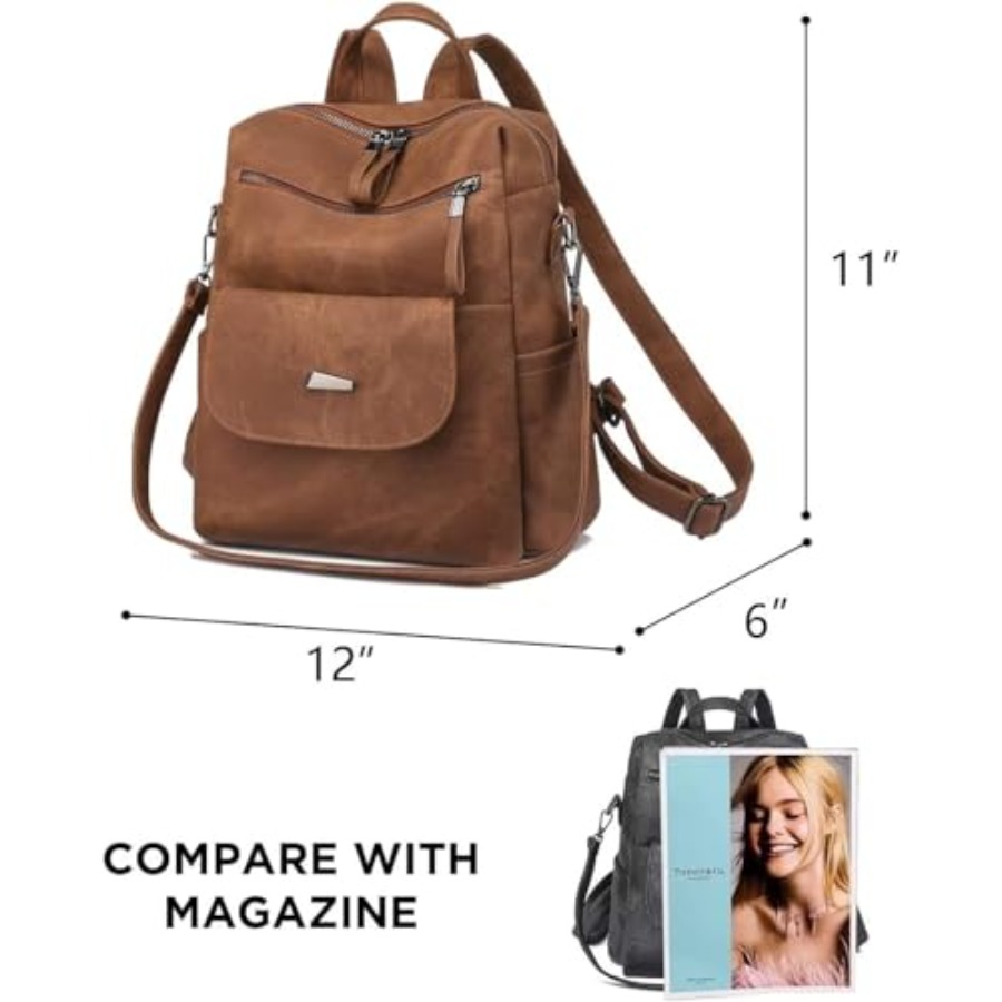 PU Leather Backpack Purse for  - đánh giá và giá Women Fashion Handbags