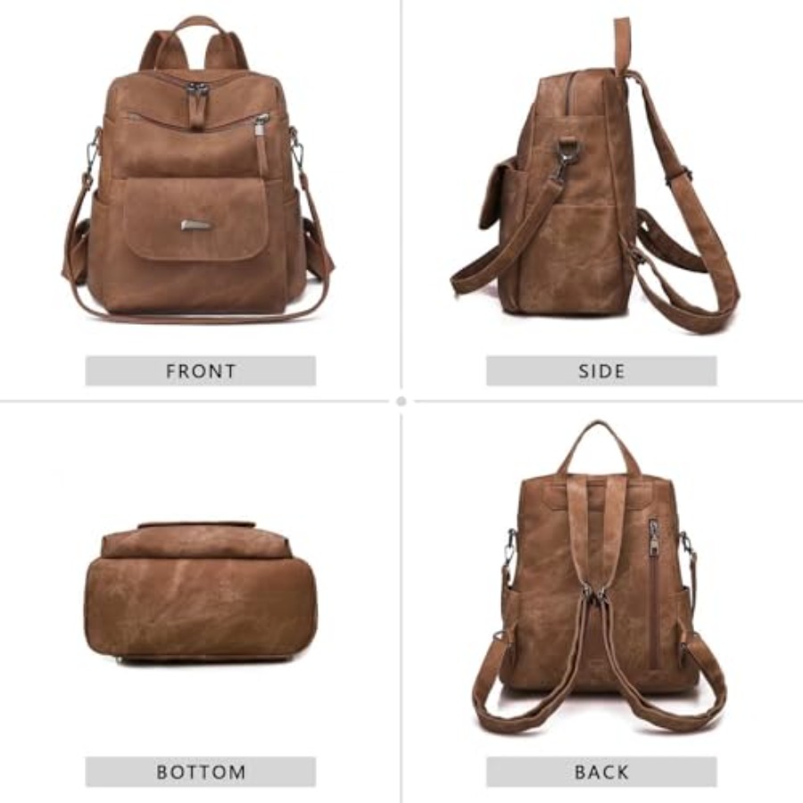 PU Leather Backpack Purse for  - đánh giá và giá Women Fashion Handbags